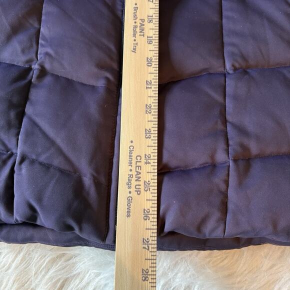 Calvin Klein Coat Down Packable Quilted‎ Purple Hooded Full Zip Puffer Jacket XL - Picture 8 of 11